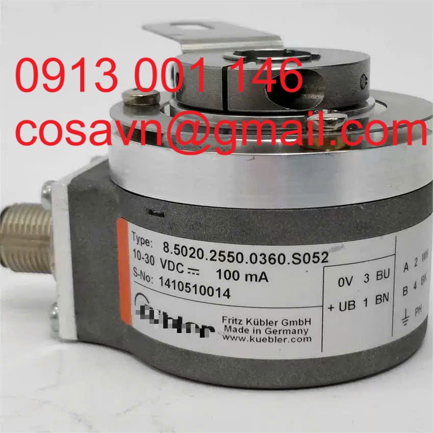 Fritz Kübler GmbH, Made in Germany Bộ mã hóa trục rỗng gia tăng Kübler Sendix 5020 8.5020.2550.0360.S052